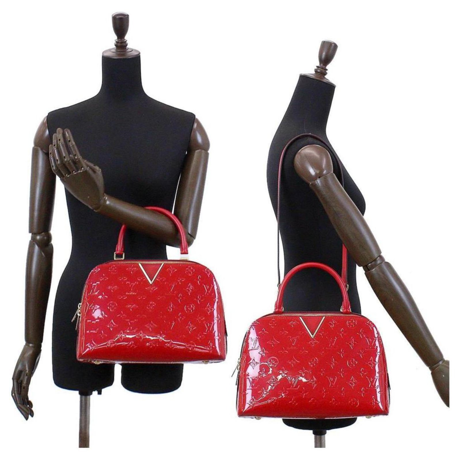 Louis Vuitton HANDBAG Melrose Varnish 2WAY Handbag Shoulder Bag Red Patent  leather ref.124054 - Joli Closet