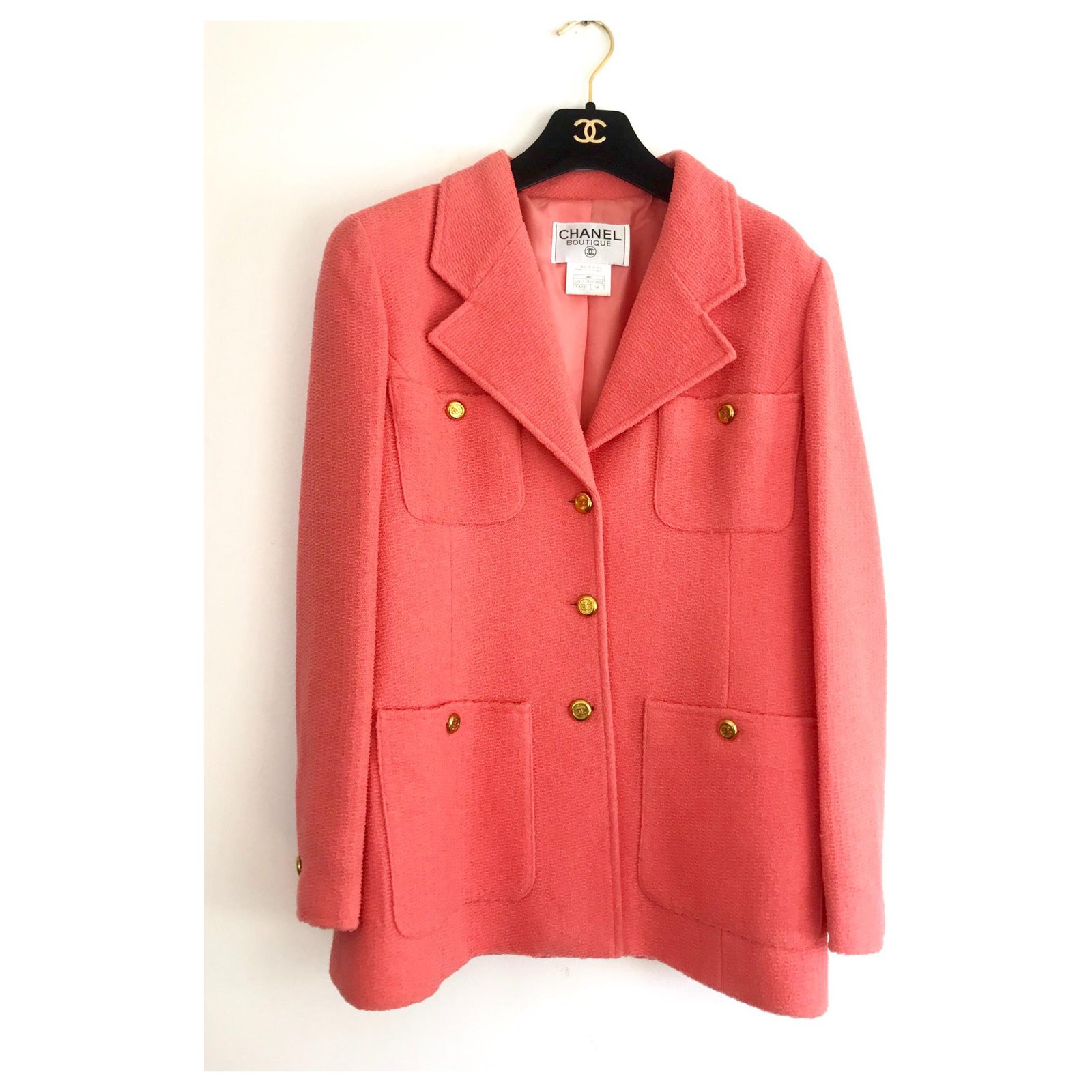 coral pink jacket