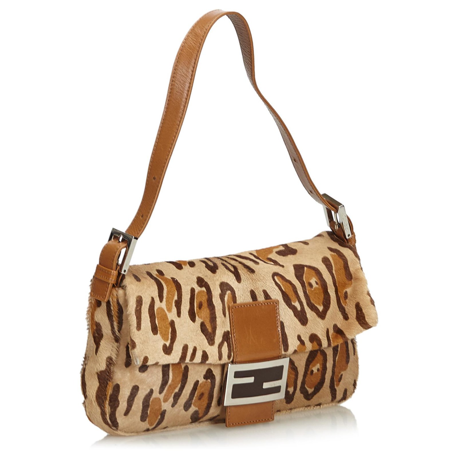 fendi leopard baguette