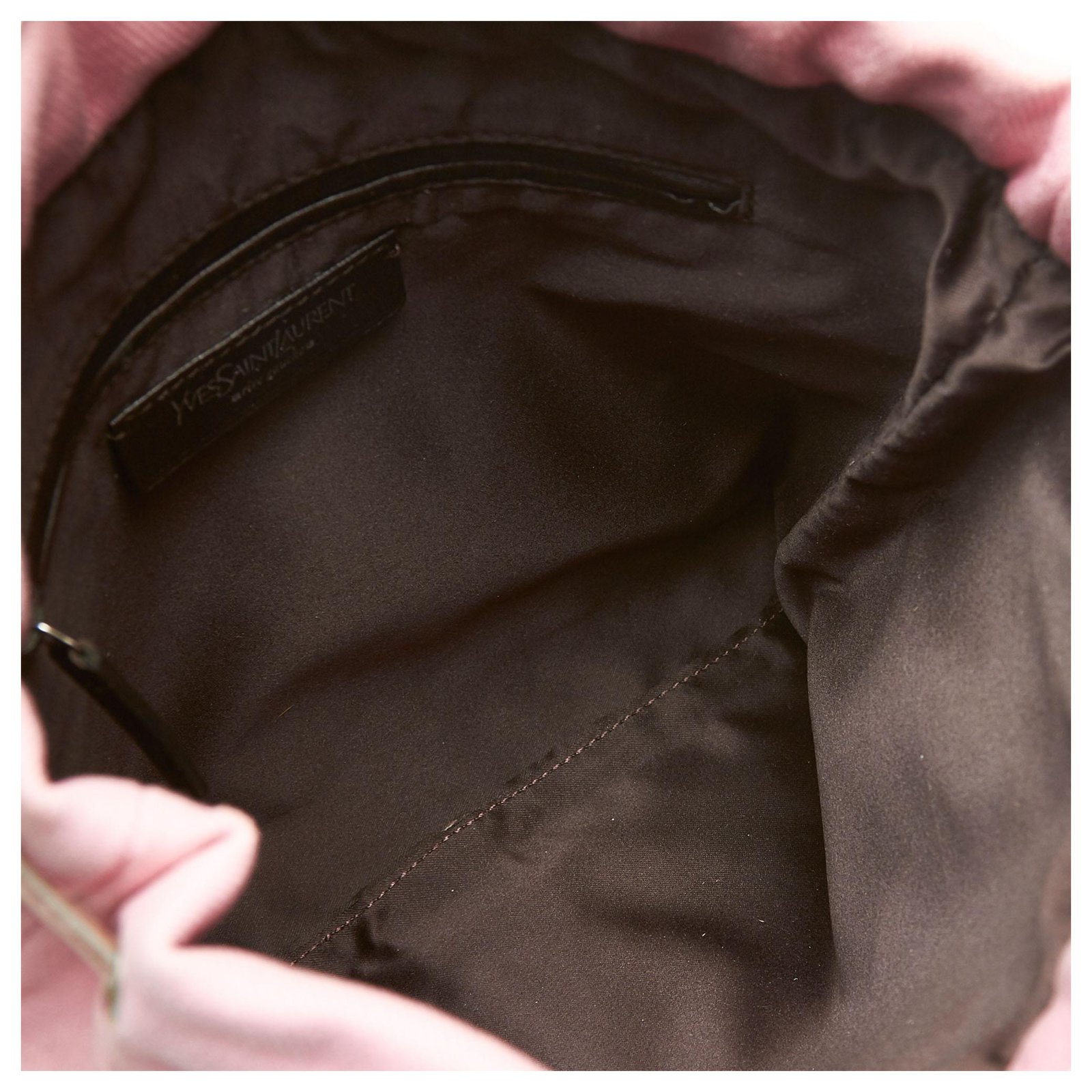 Yves Saint Laurent YSL Pink Canvas Kahala Tote Bag Leather Cloth Cloth  ref.136771 - Joli Closet