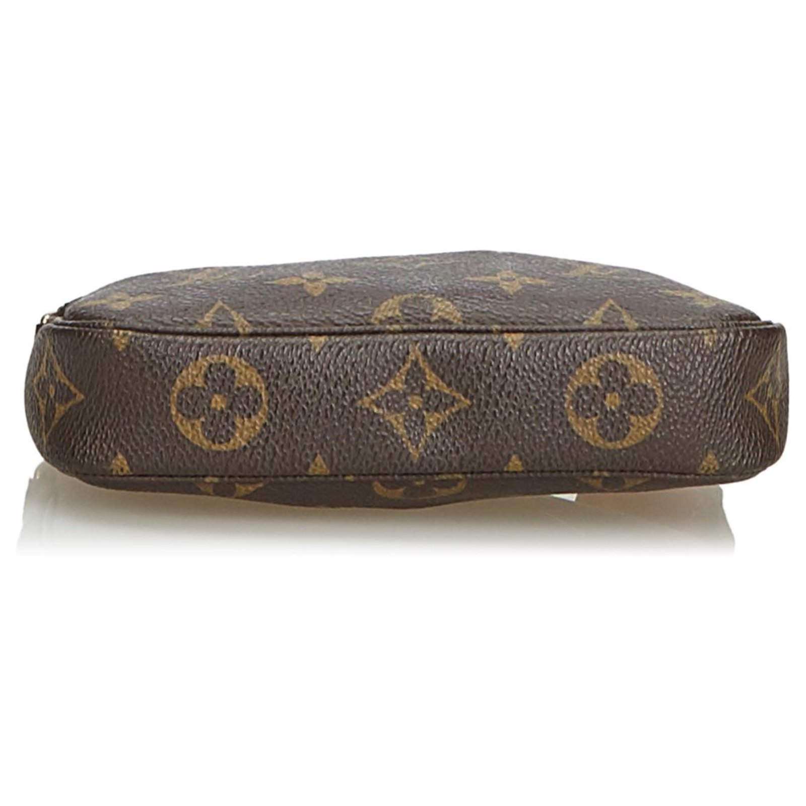 Louis Vuitton Brown Monogram Mini Pochette Accessoires Golden