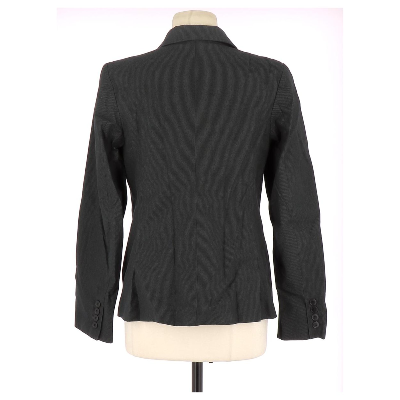 Agnès b. Vest / Blazer Black Cotton ref.126655 - Joli Closet