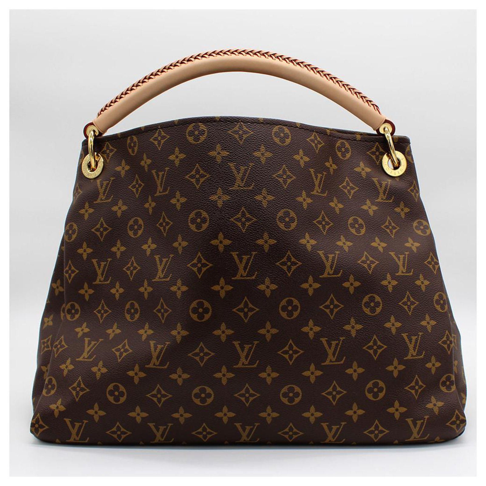 Artsy leather handbag Louis Vuitton Brown in Leather - 27657626