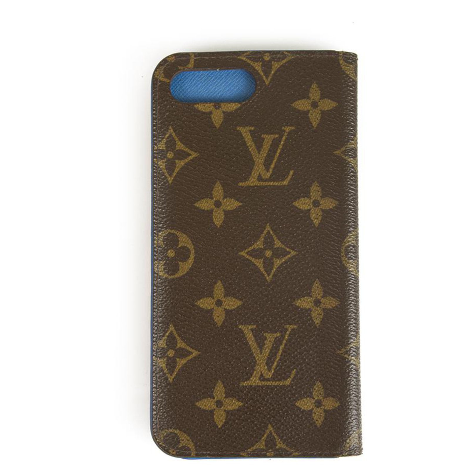 Louis Vuitton Monogram with Blue leather interior Iphone 7 Plus