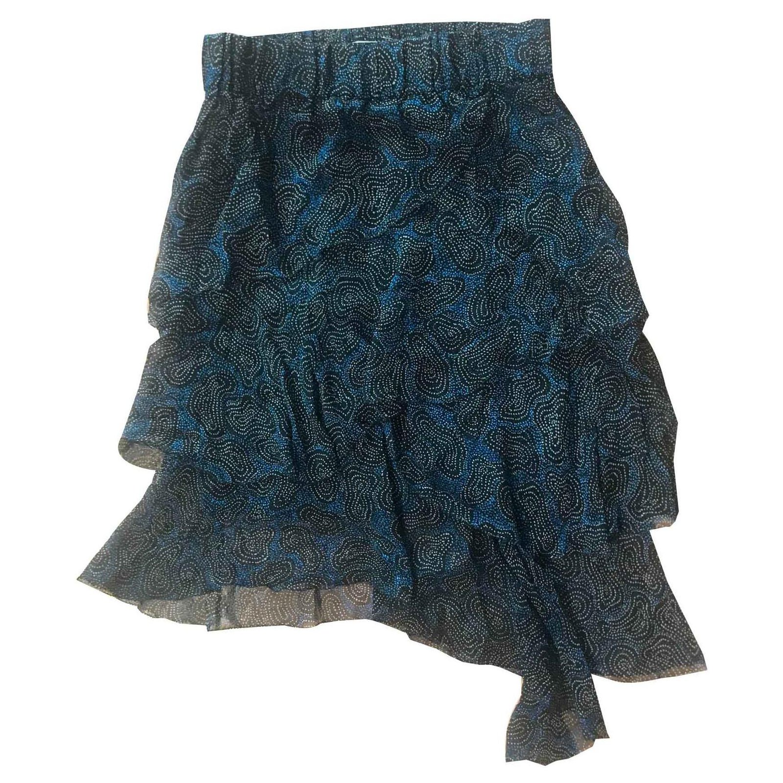 Isabel Marant Skirts Blue Silk ref.127341 - Joli Closet