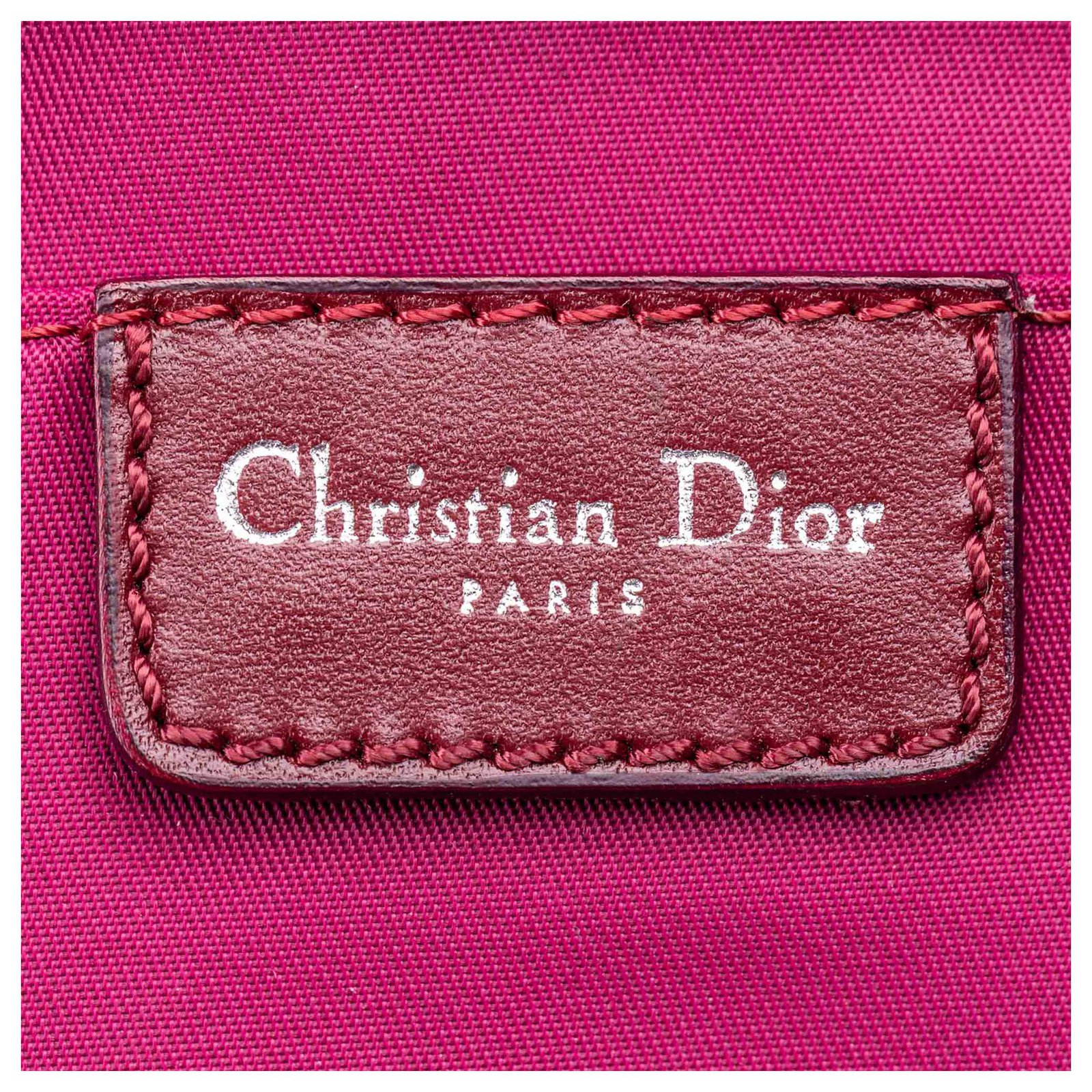 Dior Oblique Saddle Belt Bag Red Cloth ref.734524 - Joli Closet