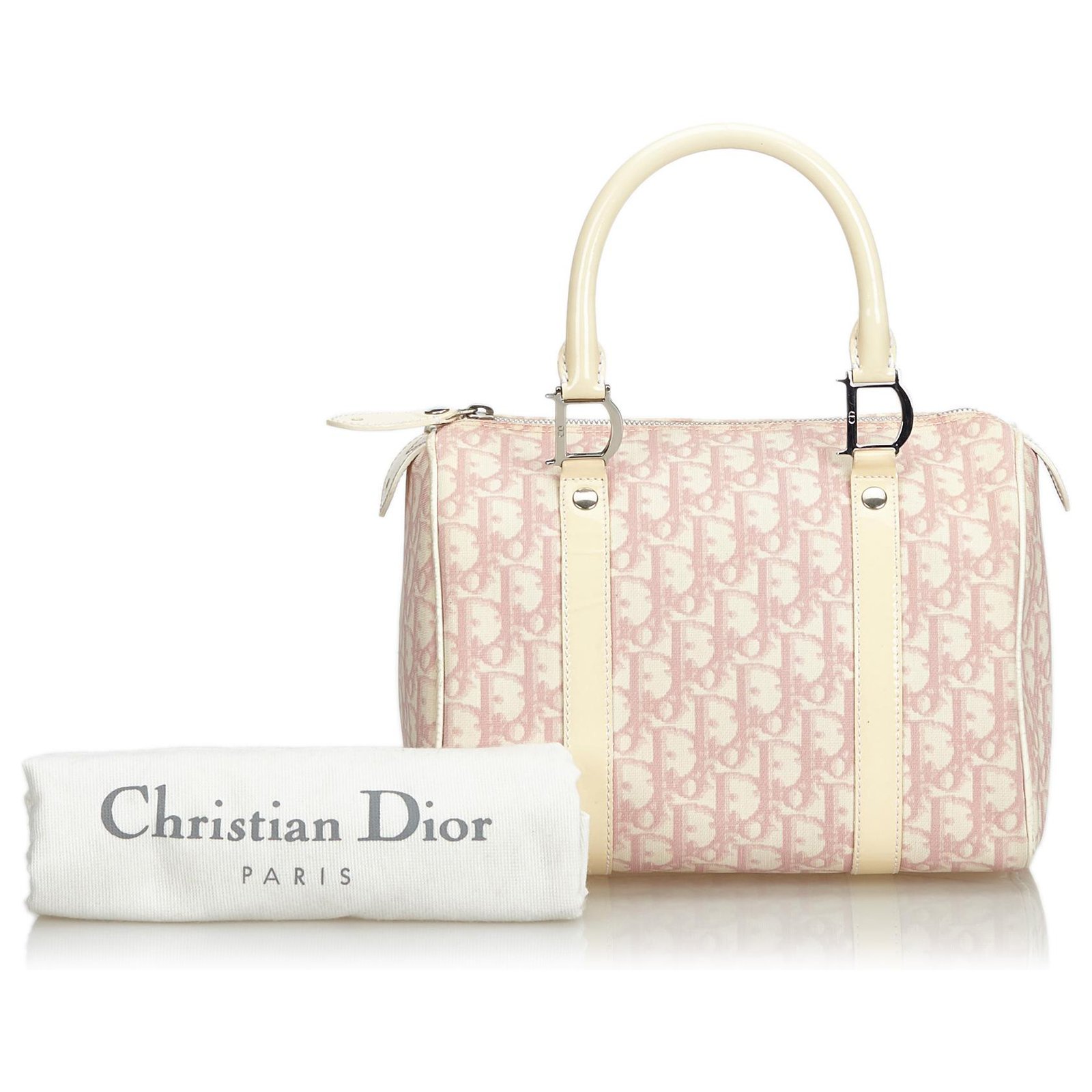 Dior pink boston on sale bag