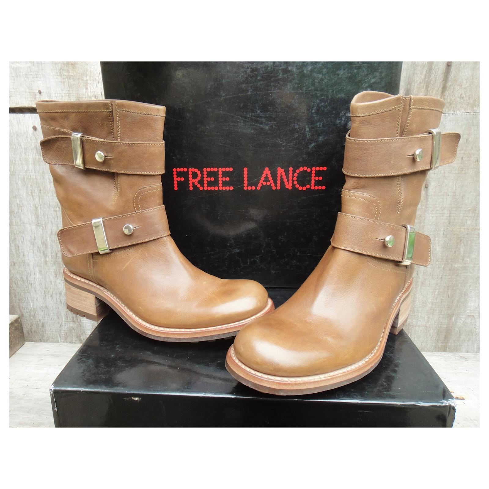 bottines free lance soldes