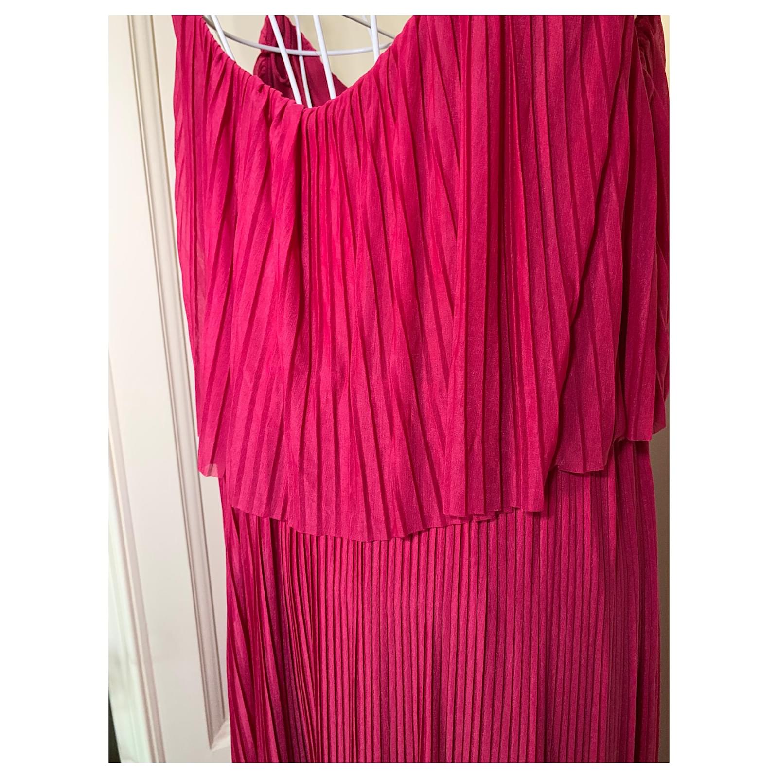 hot pink fuchsia dress Alexis Dress in Fuchsia main image 0