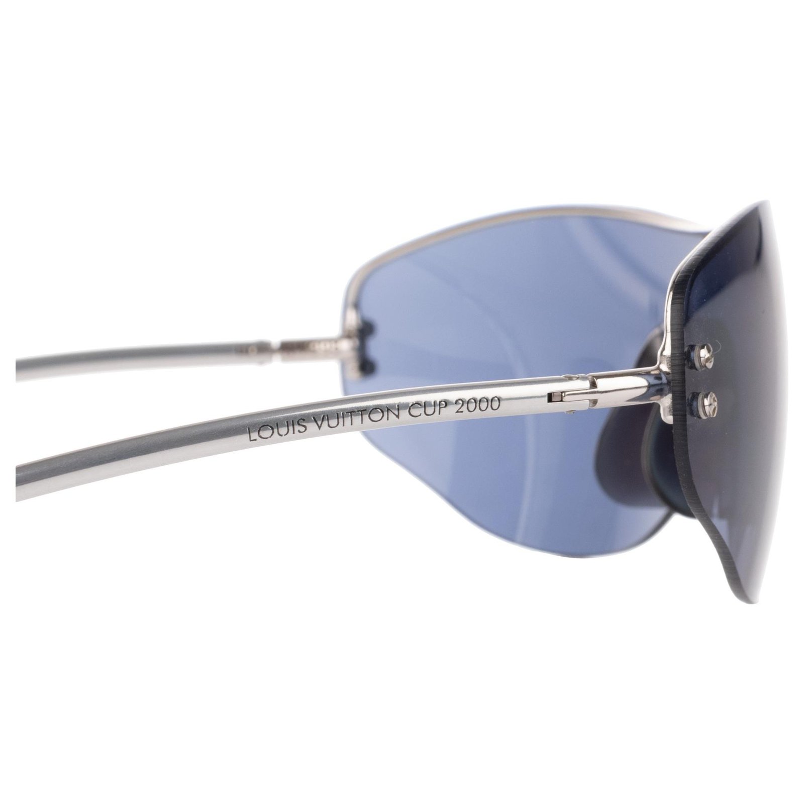 Gafas de sol Louis Vuitton Cup 2000En muy buena forma! Azul Plástico  ref.128790 - Joli Closet