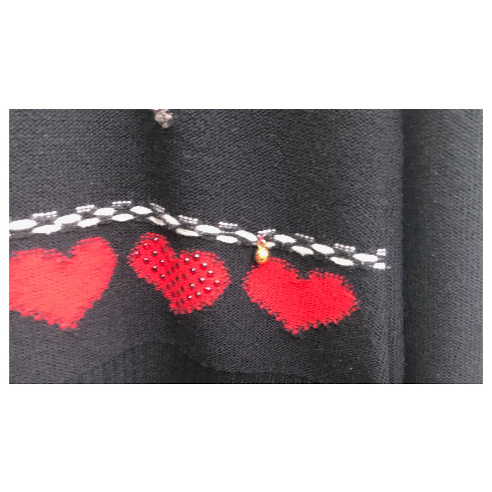 Pull En Velours Côtelé Sonia Rykiel Noir - Taille M (38/40) - Occasion Très Bon état