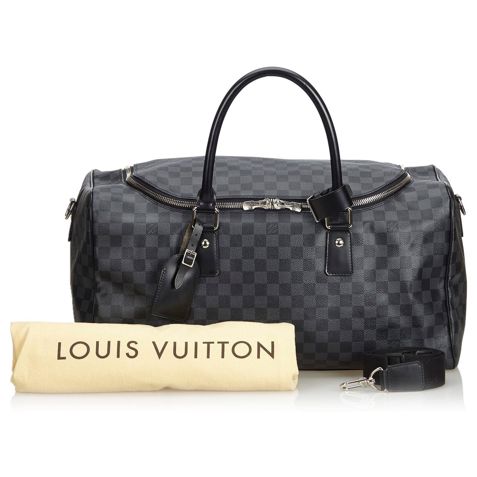 Louis Vuitton Damier Graphite Black Roadster Duffle Bag