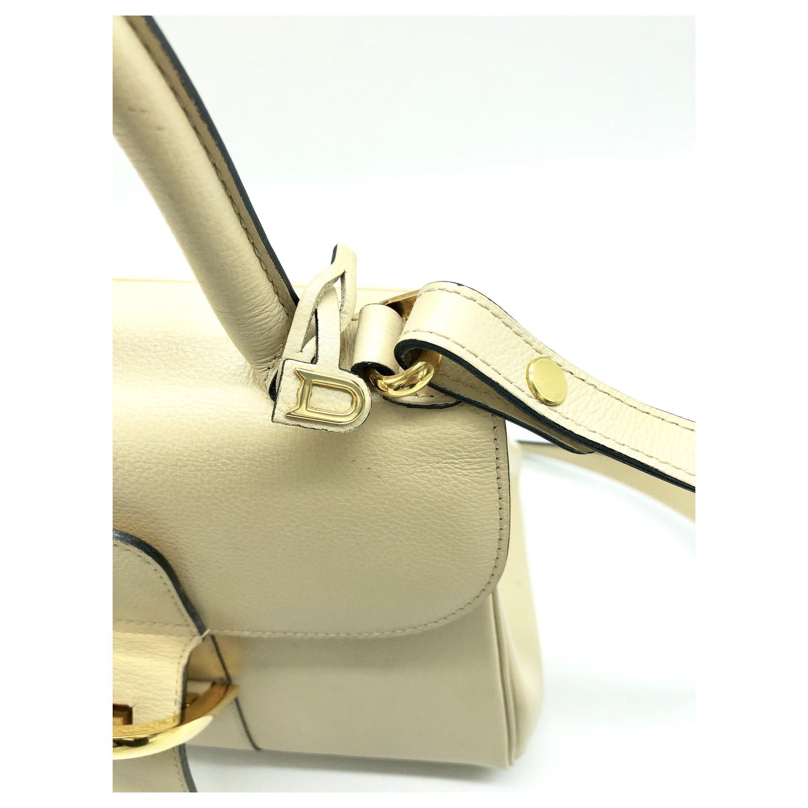 Delvaux The Brilliant Cream Leather ref.129424 - Joli Closet