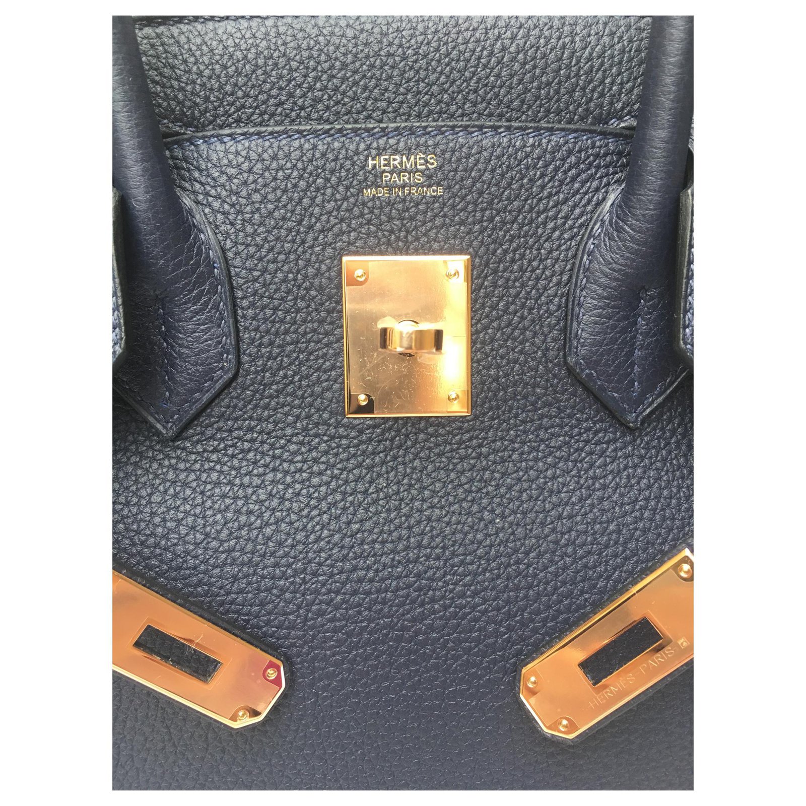 Hermès Birkin Bag 30cm in Bleu Nuit Togo Leather with Gold Hardware