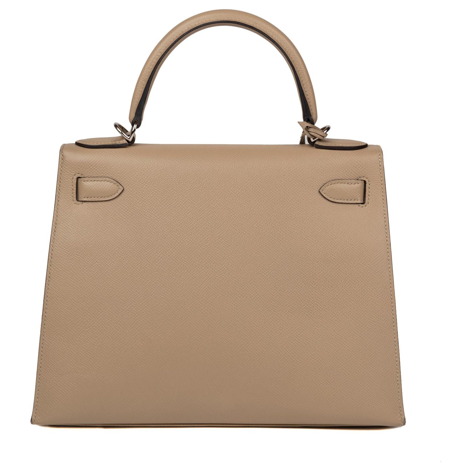 Hermès Superb Hermes Kelly 28 leather shoulder strap epsom Trench color,  new condition! Beige ref.129718 - Joli Closet