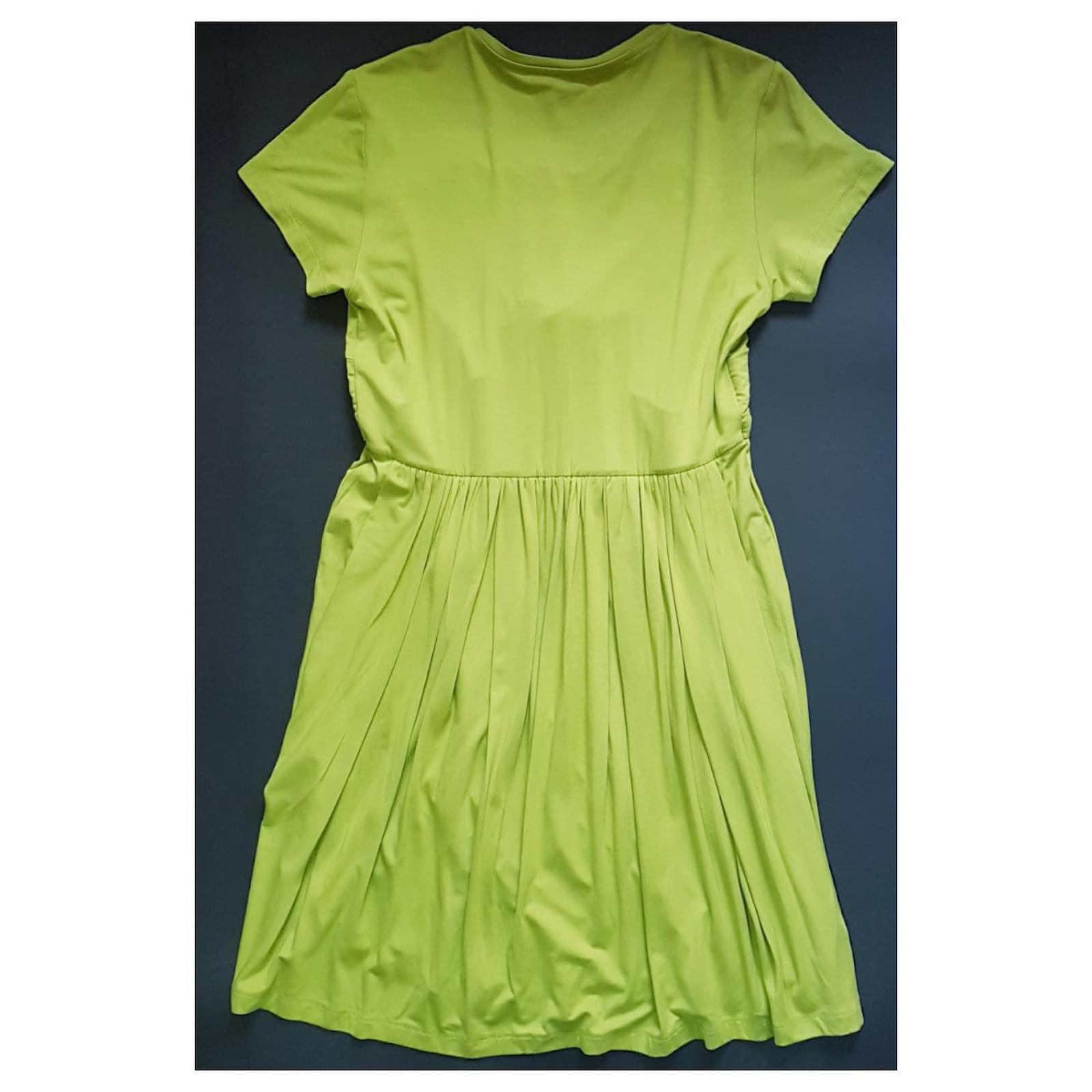 Carven Dresses Green Viscose Elastane ref.129911 - Joli Closet