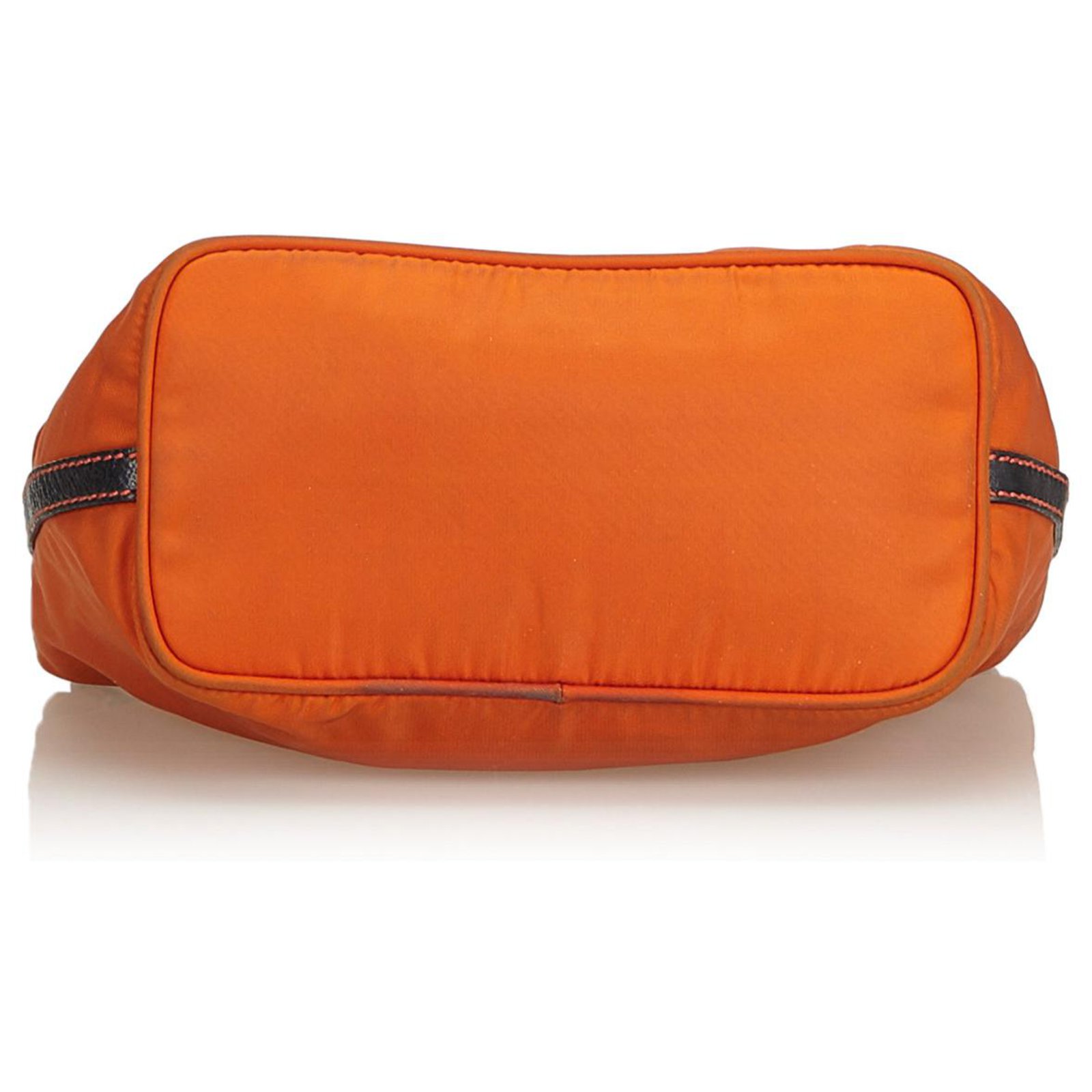 Prada Nylon Mini Hobo Orange ref.341291 - Joli Closet