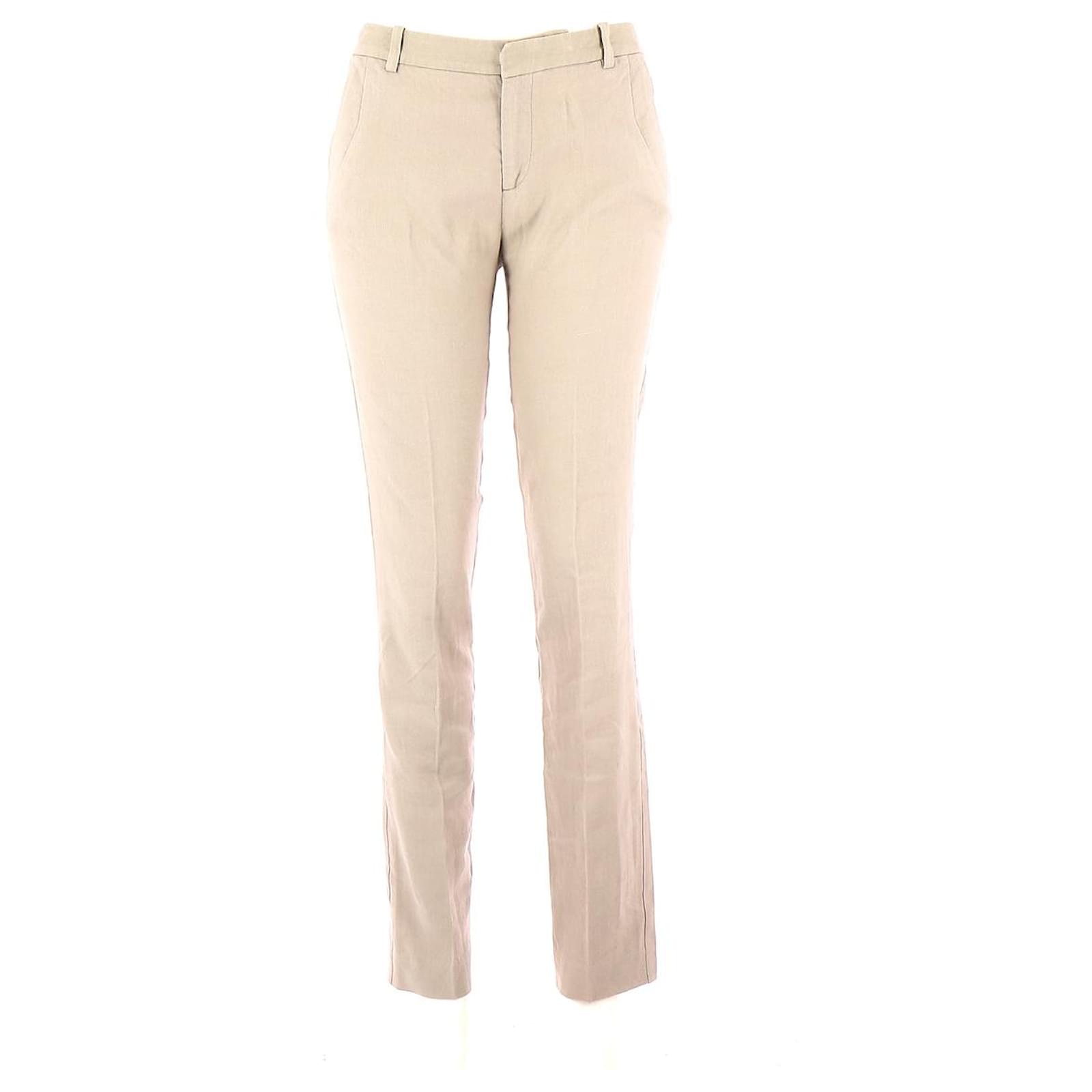Pantalon COMPTOIR DES COTONNIERS en toile rayé