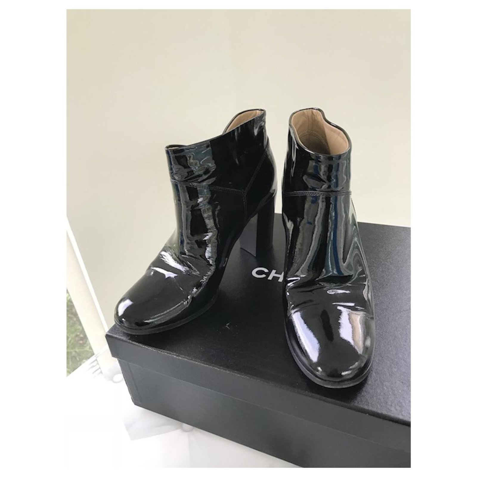 Chanel Boots Black Leather ref.793403 - Joli Closet