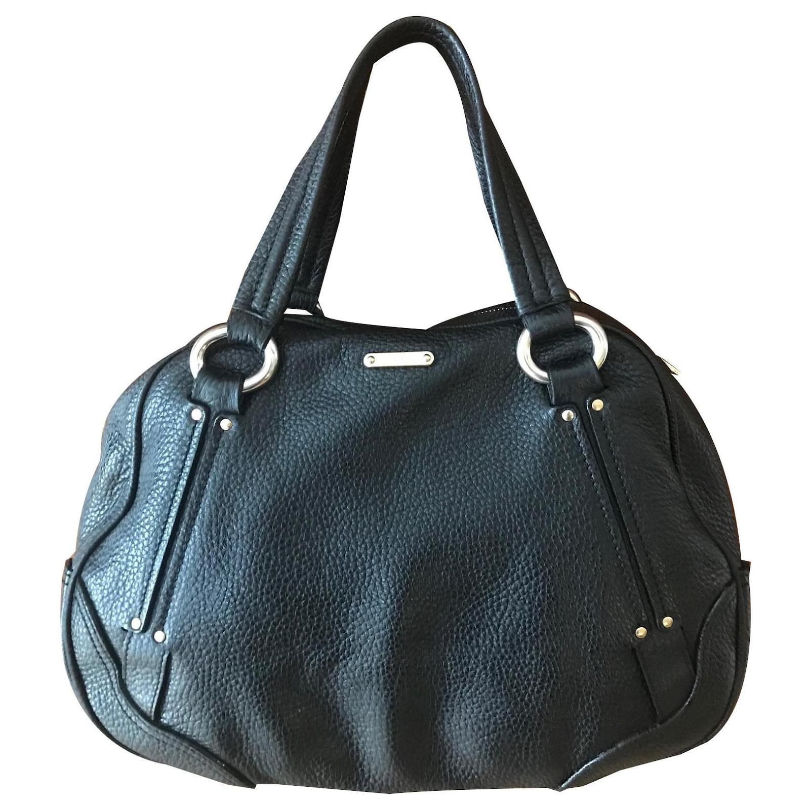 Céline bowling bag Black Leather ref.131060 Joli Closet