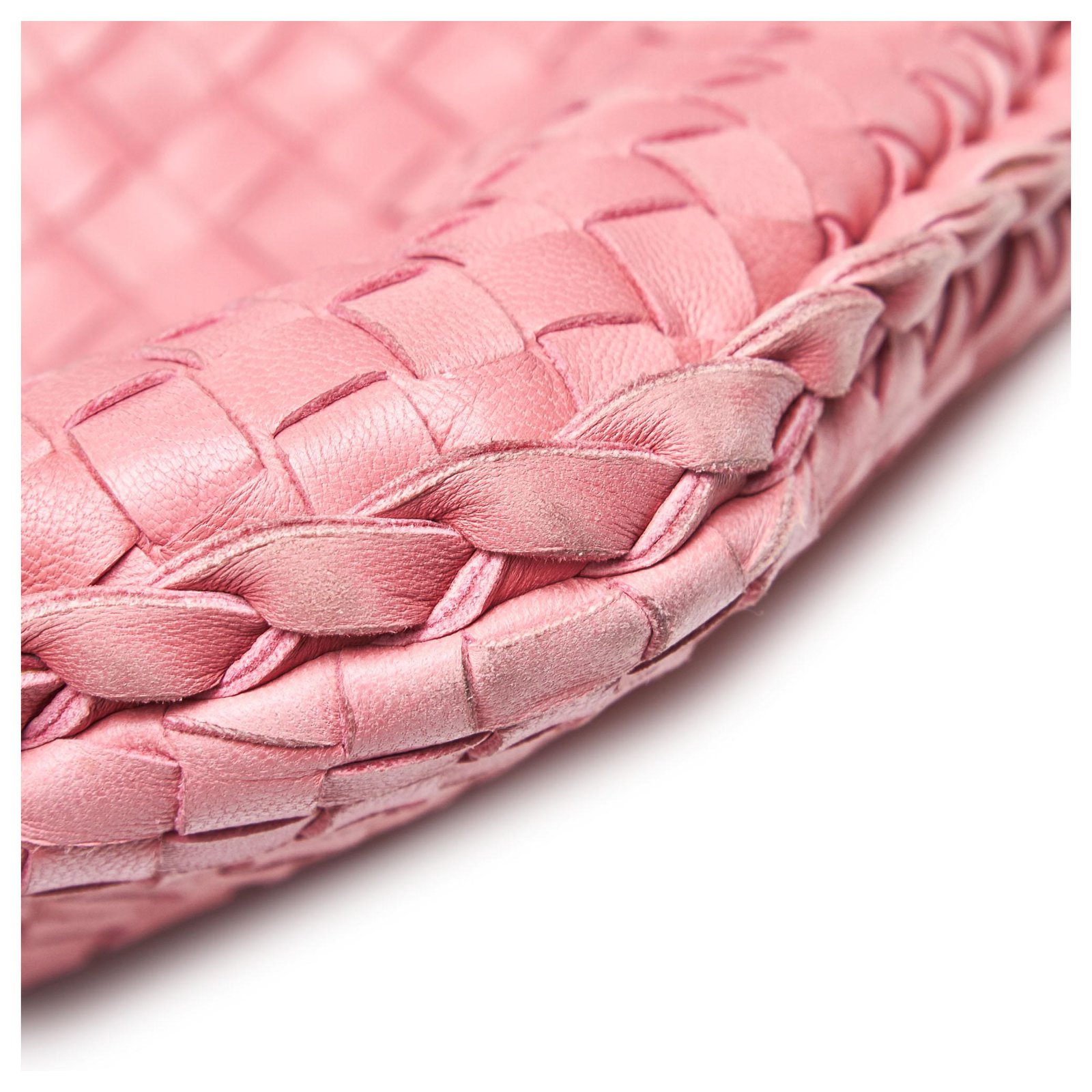 Bottega Veneta Messenger Nodini Bag Pink Leather ref.69121 - Joli Closet