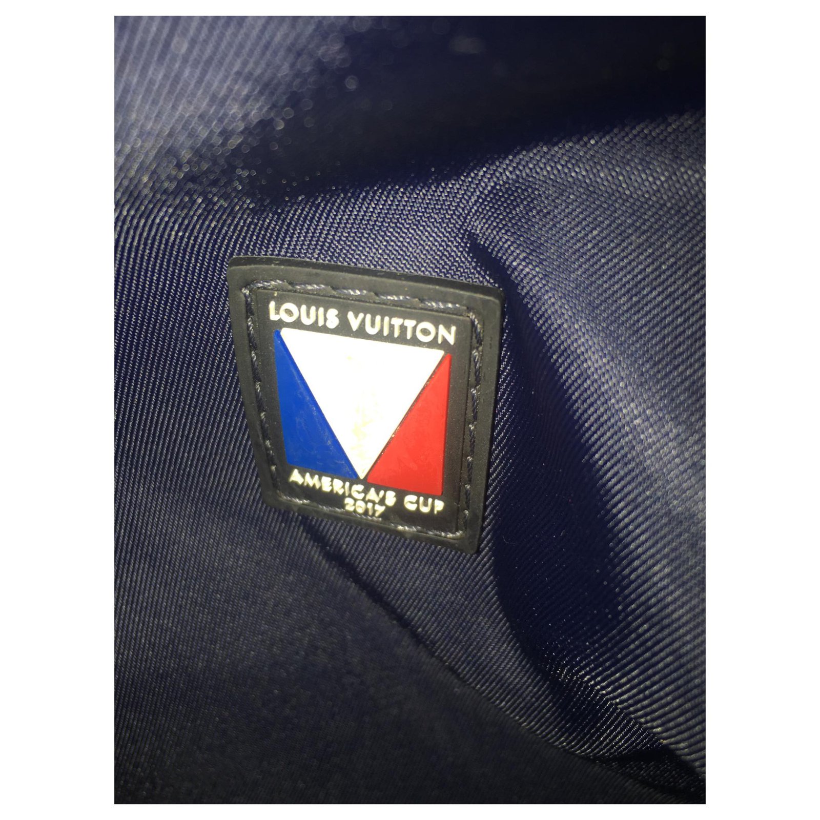 Louis Vuitton backpacks apollo america cup 2017 White Leather ref.131292 -  Joli Closet