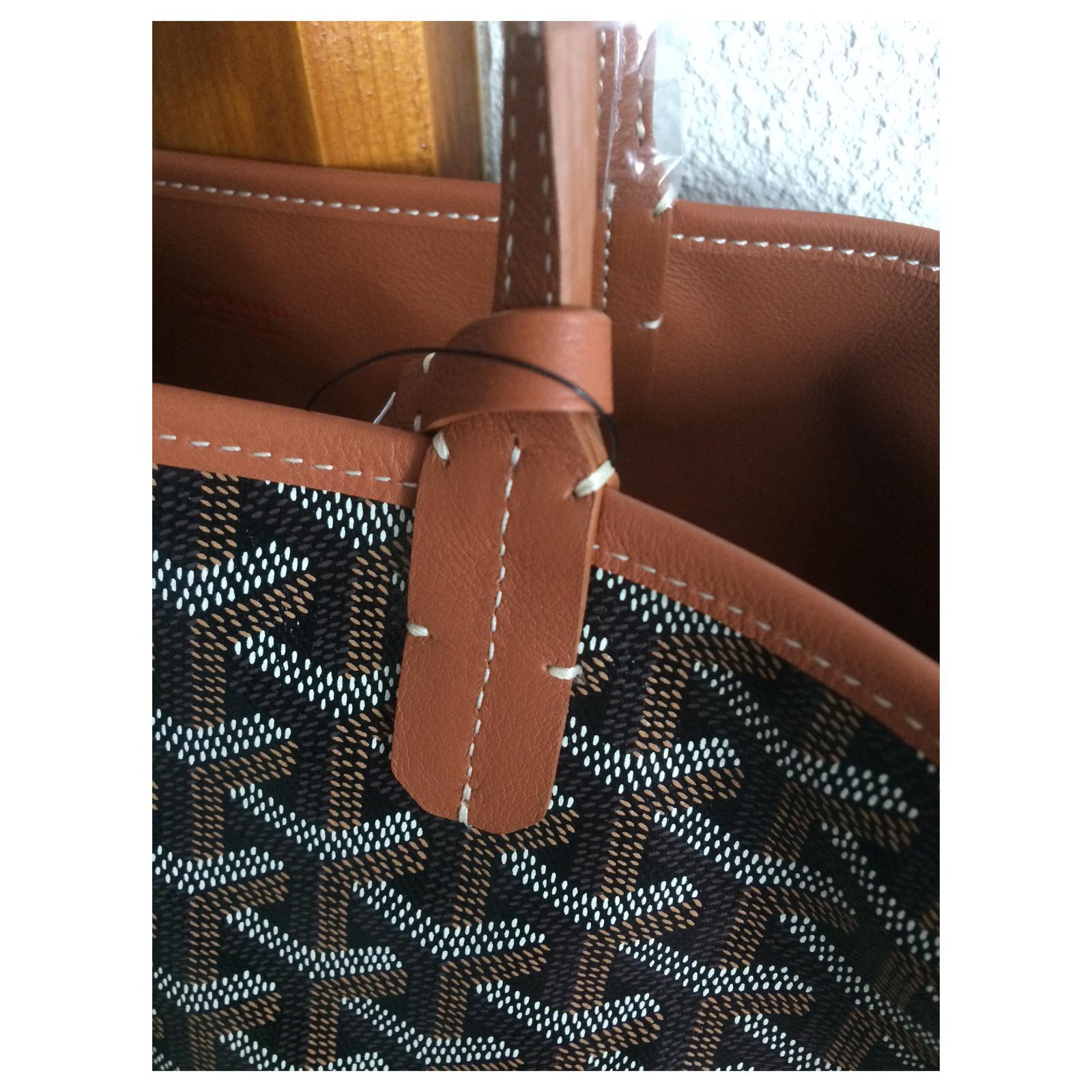 Goyard Anjou Light brown Caramel Leather ref.131324 - Joli Closet