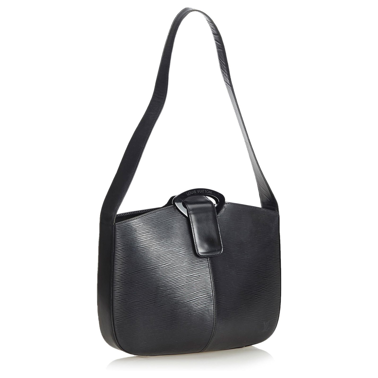 Gray Louis Vuitton Epi Reverie Shoulder Bag