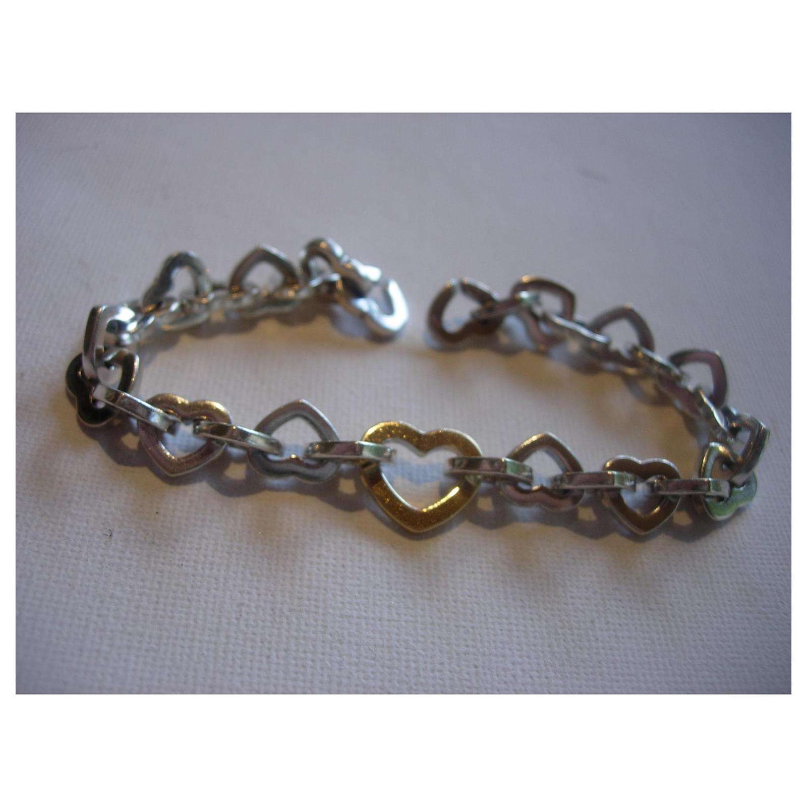 アクセサリー TIFFANY&Co. heart link bracelet 750/925 Tiffany & Co. Heart Link Bracelet 18K Gold 750 ＆ Sterling