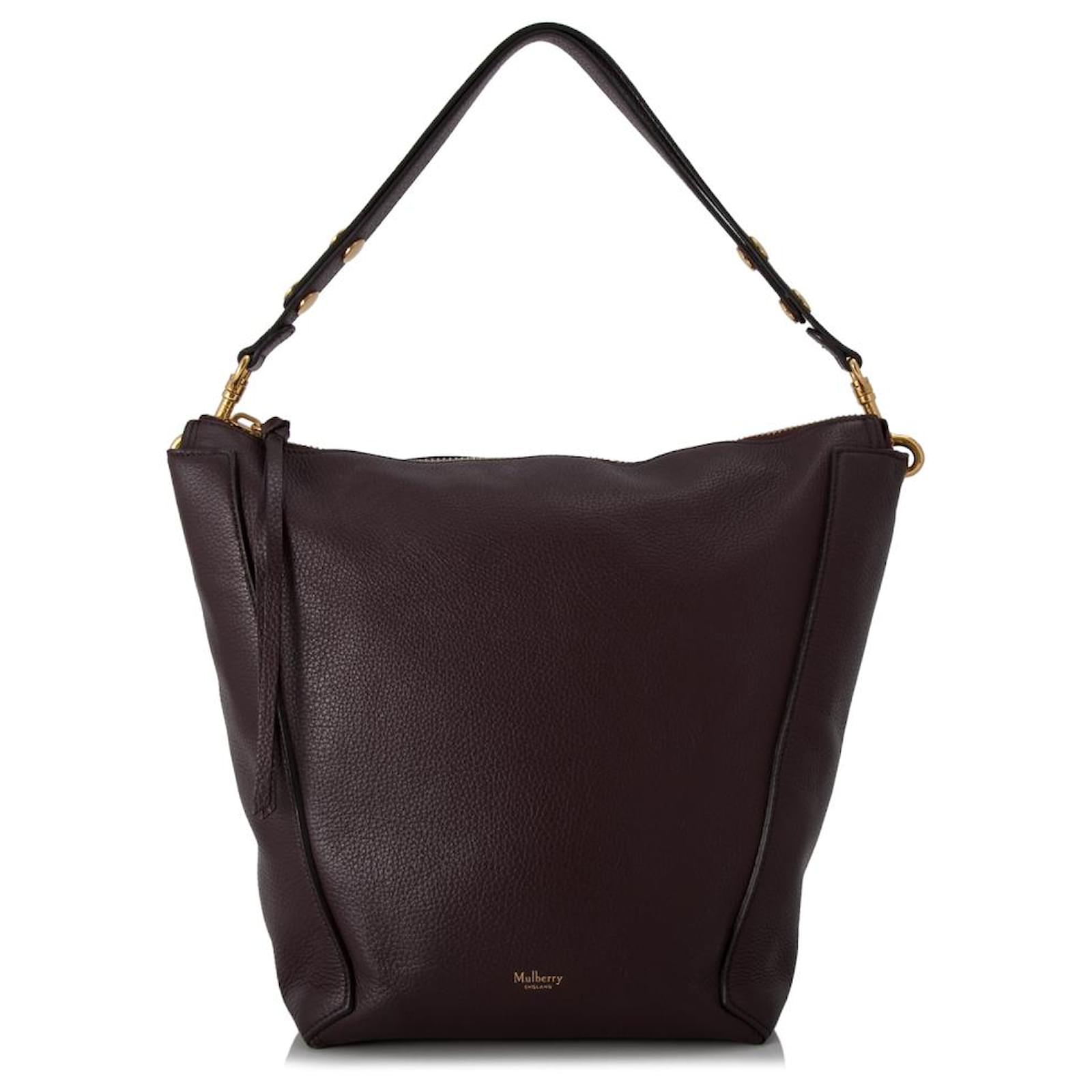 Sac fourre-tout en cuir tressé marron Sacs à main panier évidé