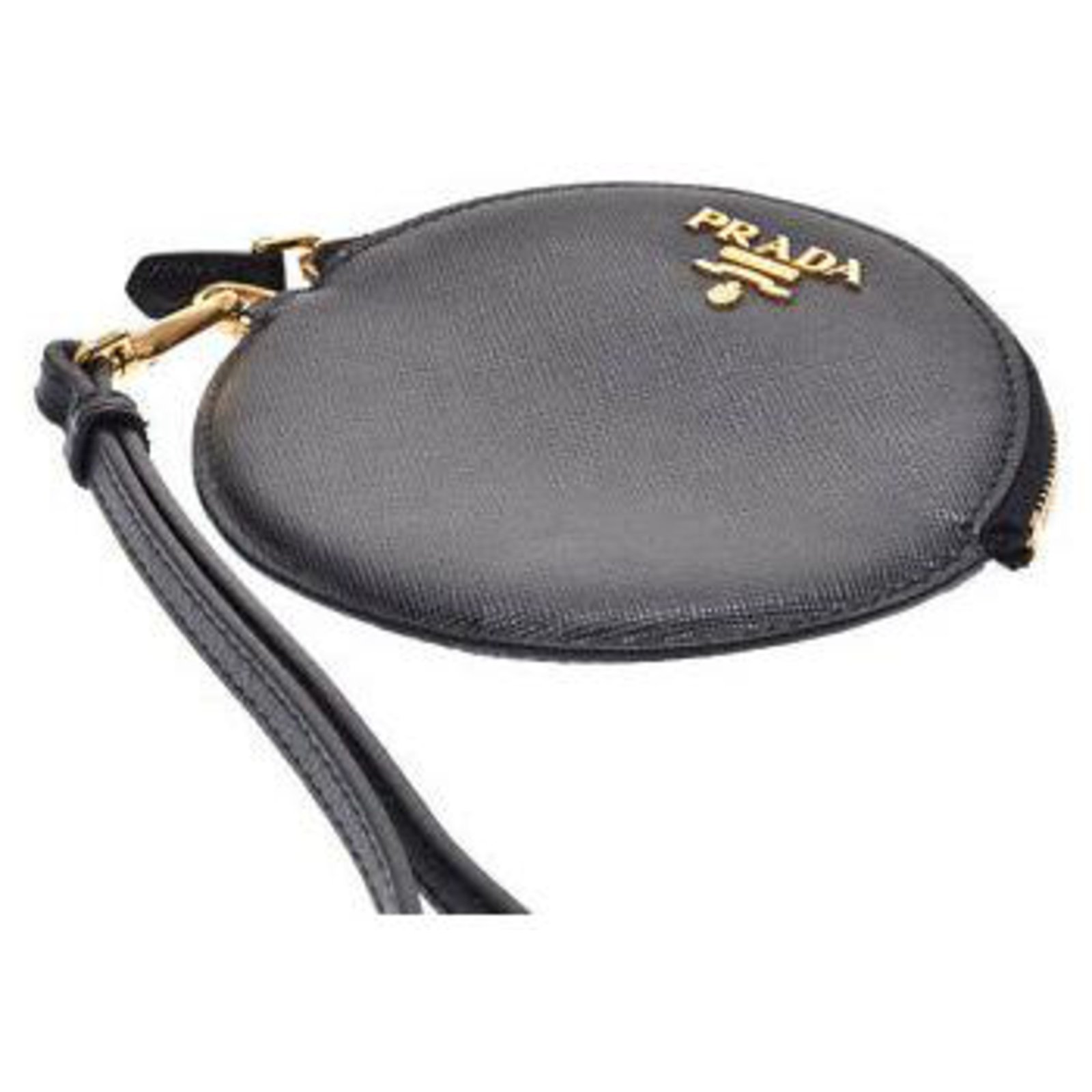 prada round coin purse