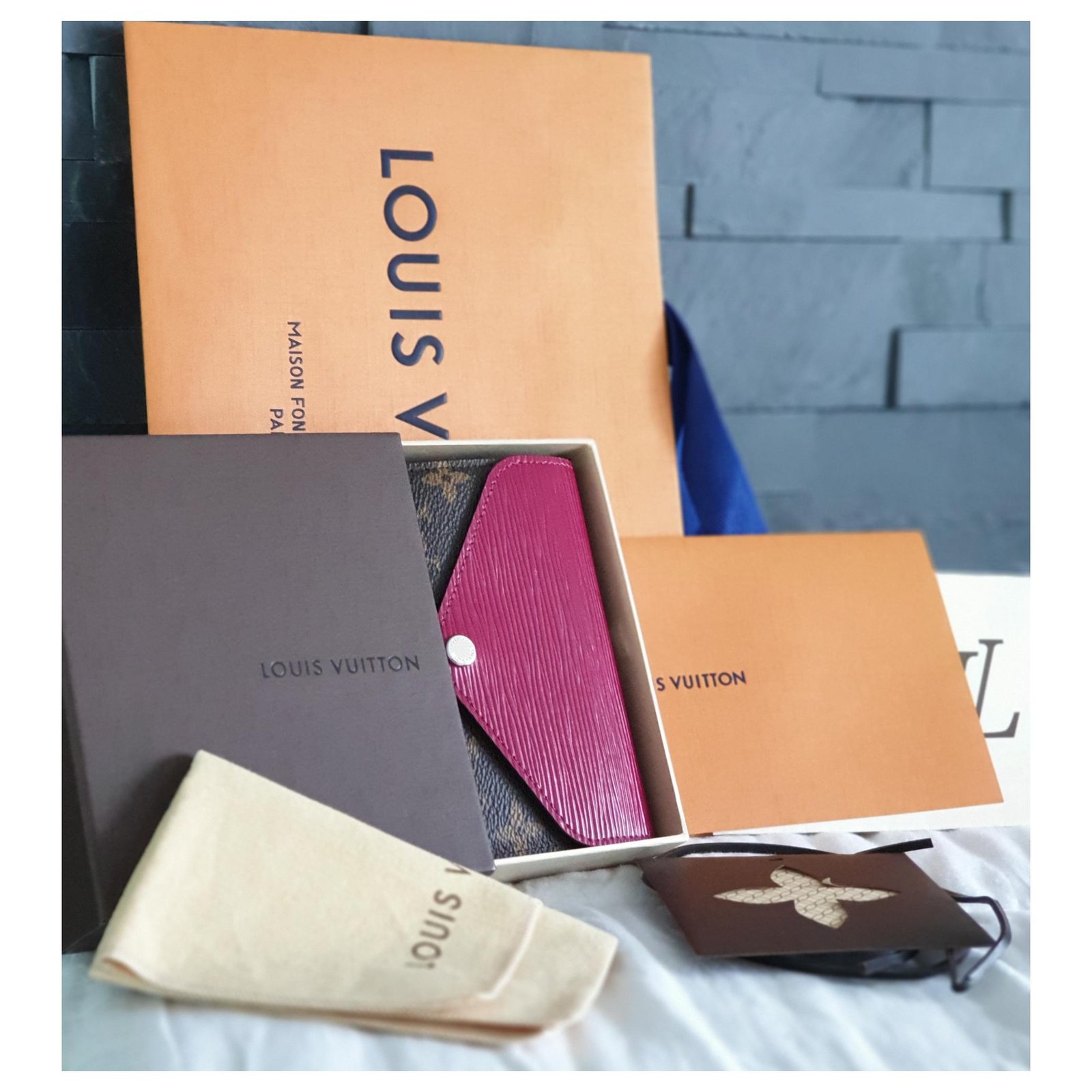 Louis Vuitton Portafoglio Marie-Lou Monogram Epi Giallo
