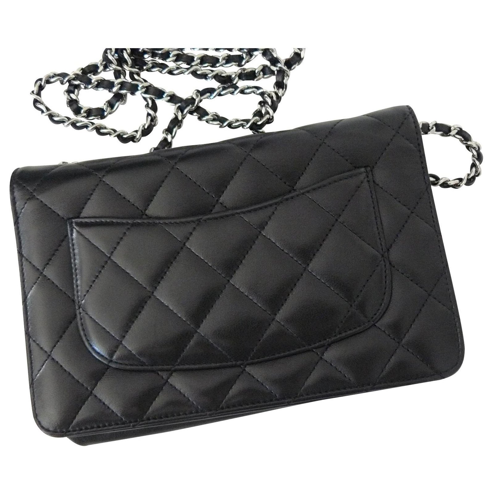 Chanel WOC Wallet on Chain Black Lambskin ref.133333 - Joli Closet
