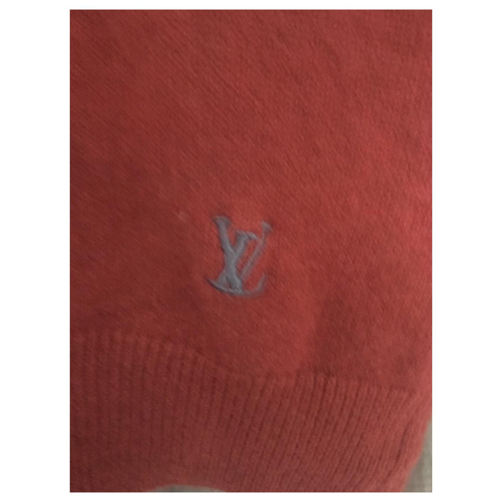 Louis Vuitton - Authenticated Knitwear - Cashmere Red Plain for Women, Good Condition