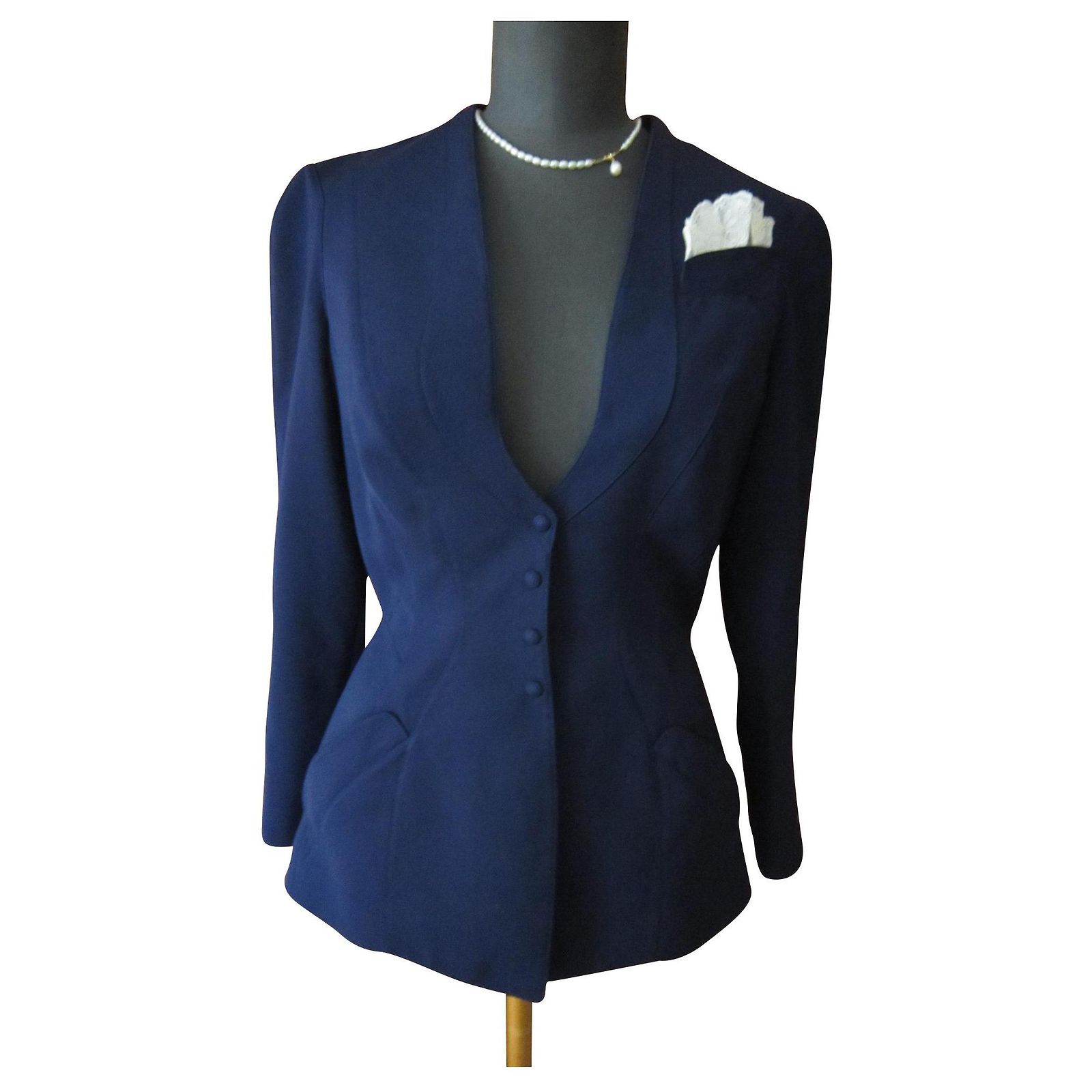 Veste Bleue GILGAVIN Taille 52 - Blazer Neuf Avec étiquettes - En Polyester