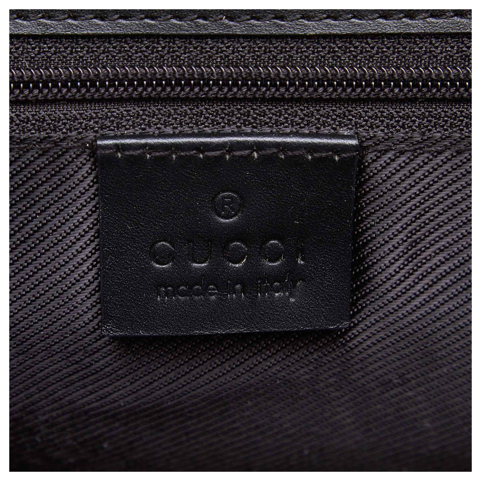 Gucci Black GG Denim Jackie Shoulder Bag Leather Cloth Cloth ref.134106 ...