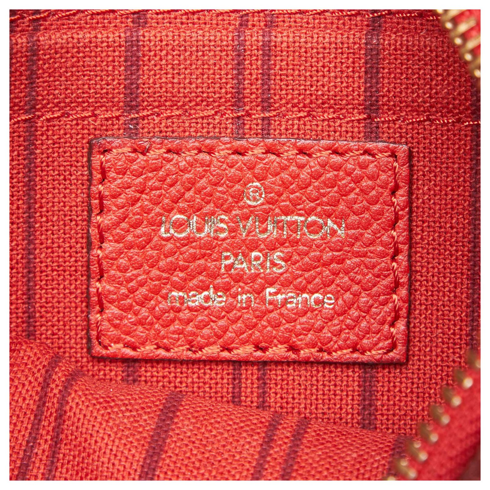 Louis Vuitton Red Monogram Empreinte Citadine Pochette Leather ref.134680 -  Joli Closet