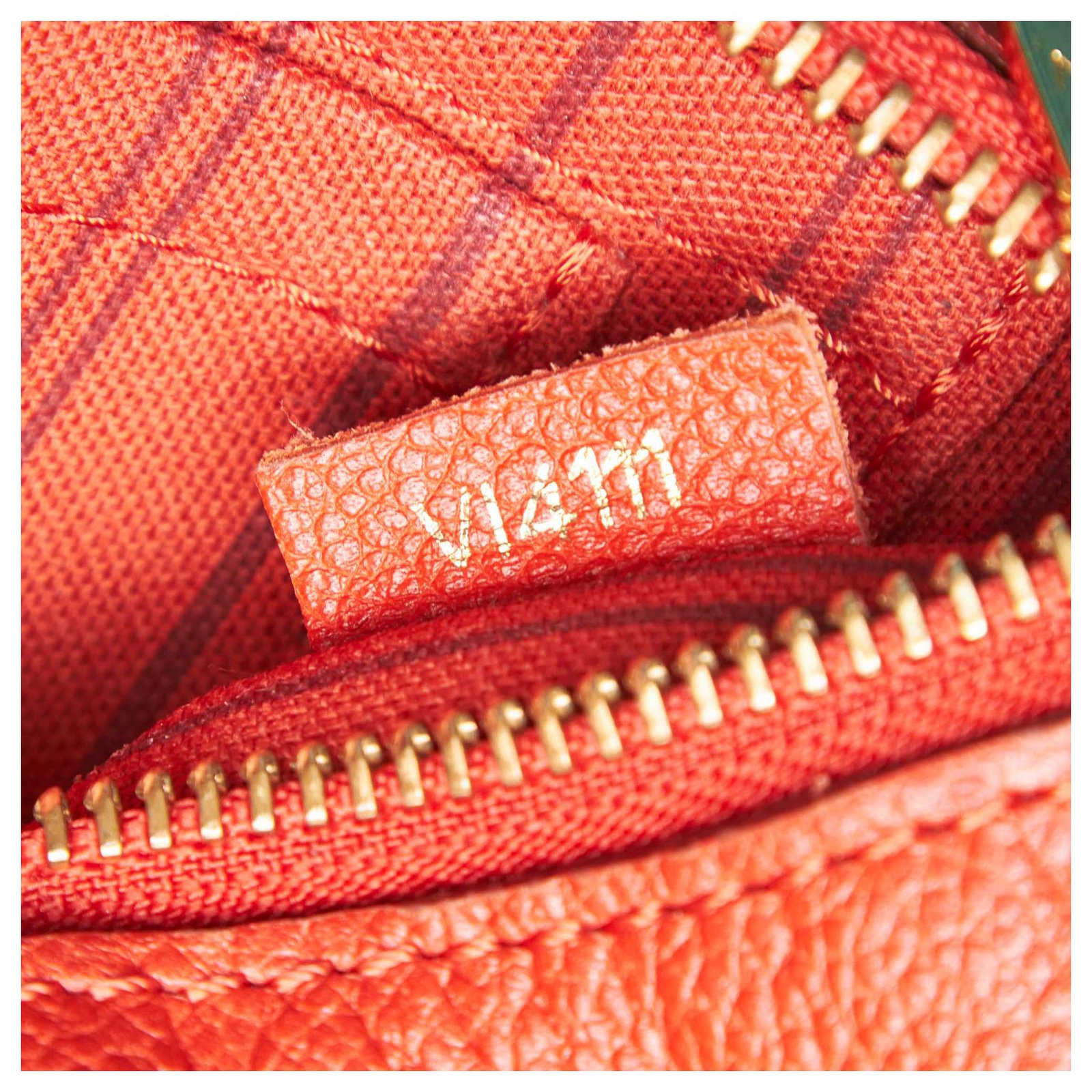 Louis Vuitton Red Monogram Empreinte Citadine Pochette Leather ref.134680 -  Joli Closet