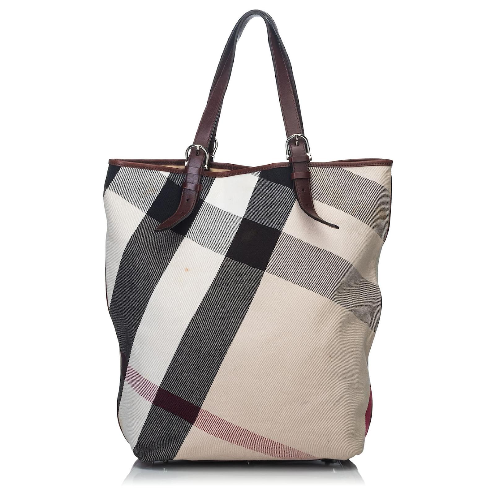sac toile burberry