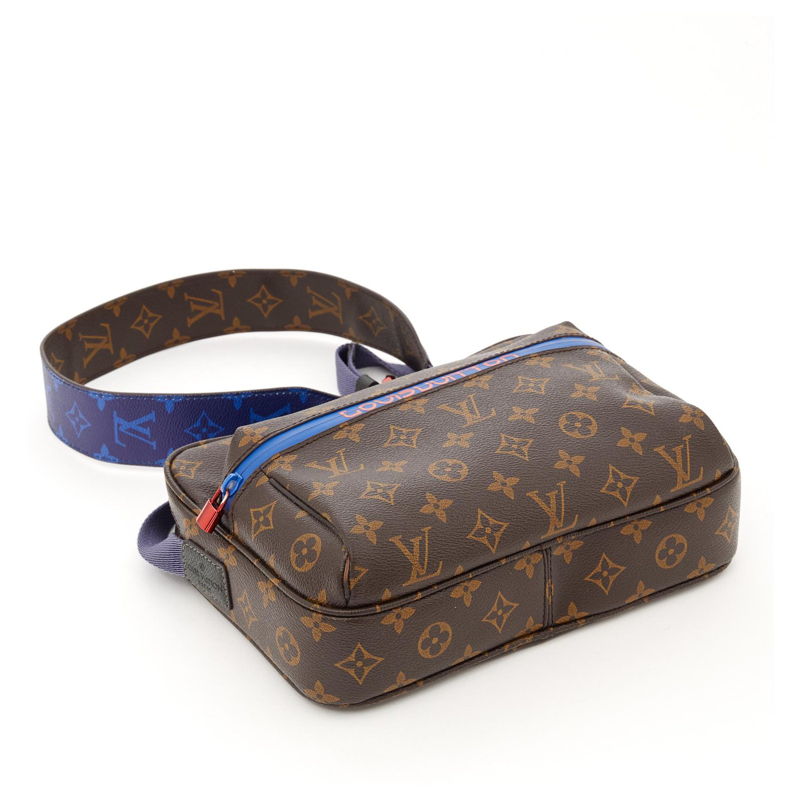 Louis Vuitton Messenger Monogram Outdoor PM Brown Blue in Canvas with  Silver/Blue-tone - GB