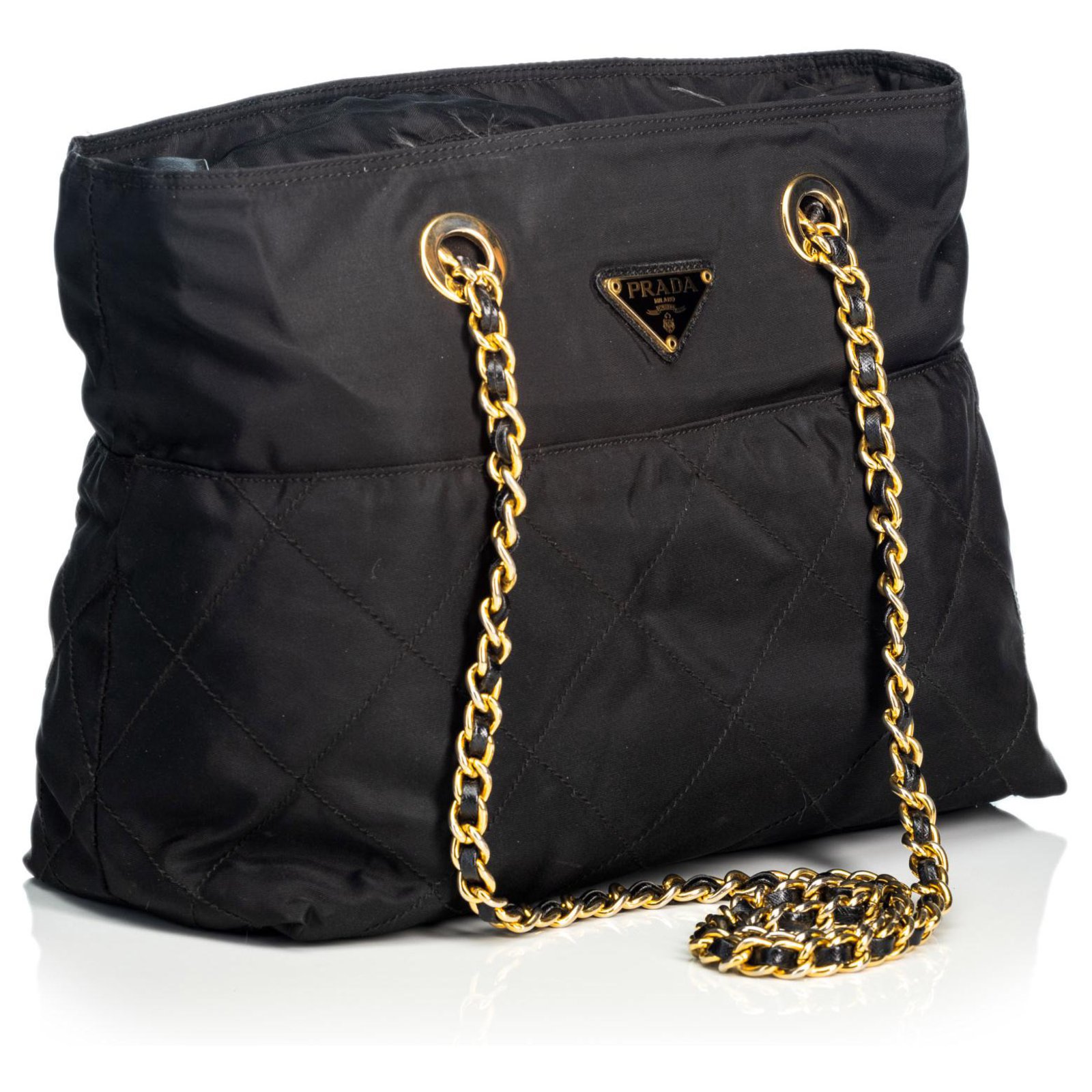 PRADA Shoulder Bag Nylon Black Auth 31543 ref.663170 - Joli Closet