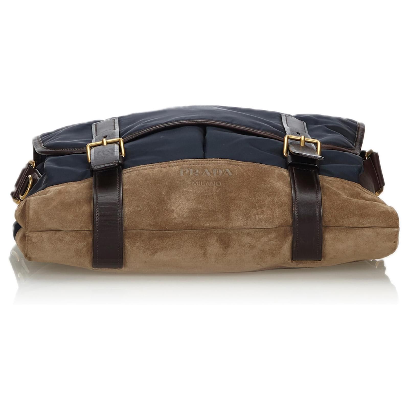 sac prada nylon bleu