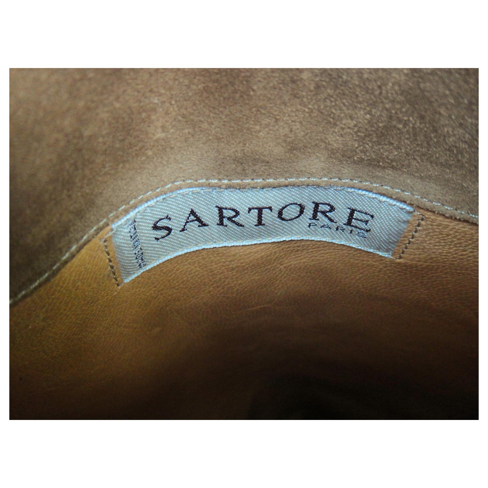 bottes camarguaises en daim