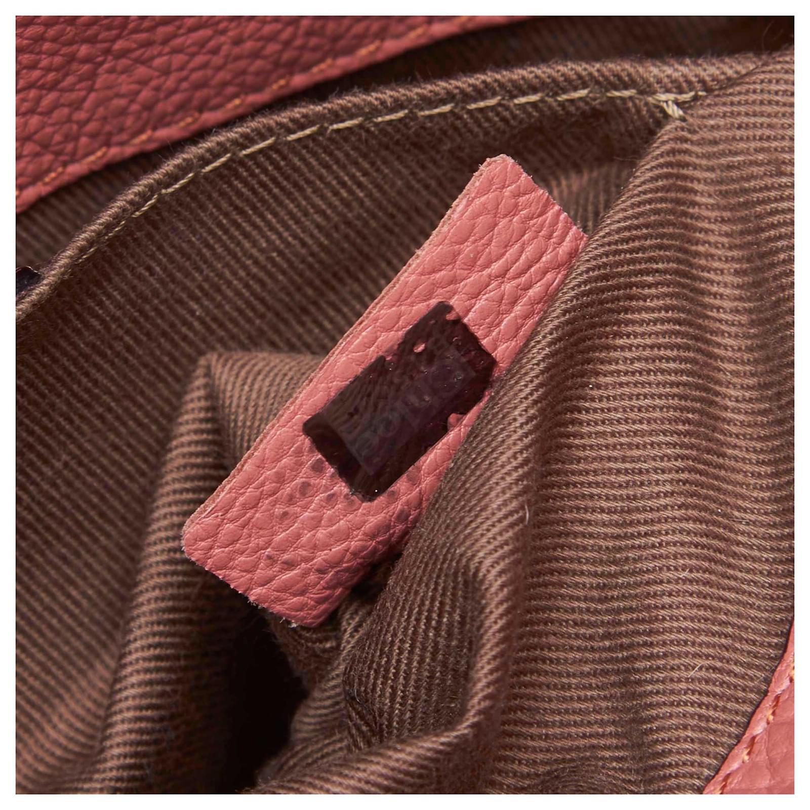 Sac bandouli?�re Elsie en cuir rose de Chlo?� ref.136964 - Joli Closet