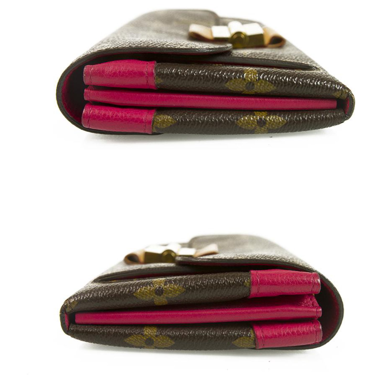 Louis Vuitton portofeuilles Clemence Cartera larga para mujer M60742  fuschia Fucsia Lienzo ref.265019 - Joli Closet