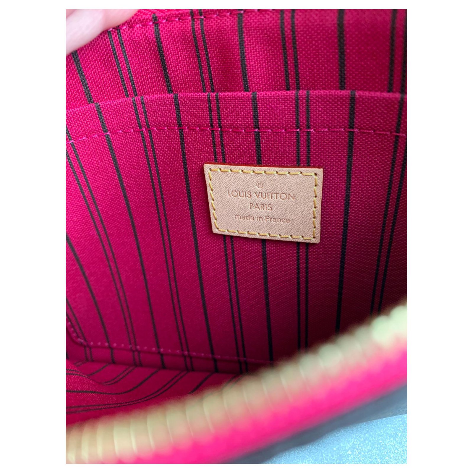 Louis Vuitton Pochette Clés Brown Cloth ref.923517 - Joli Closet