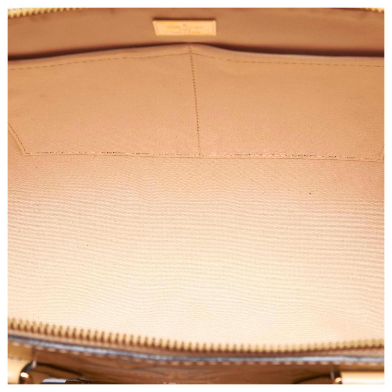 Louis Vuitton Pink Vernis Santa Monica Brown Beige Leather Patent