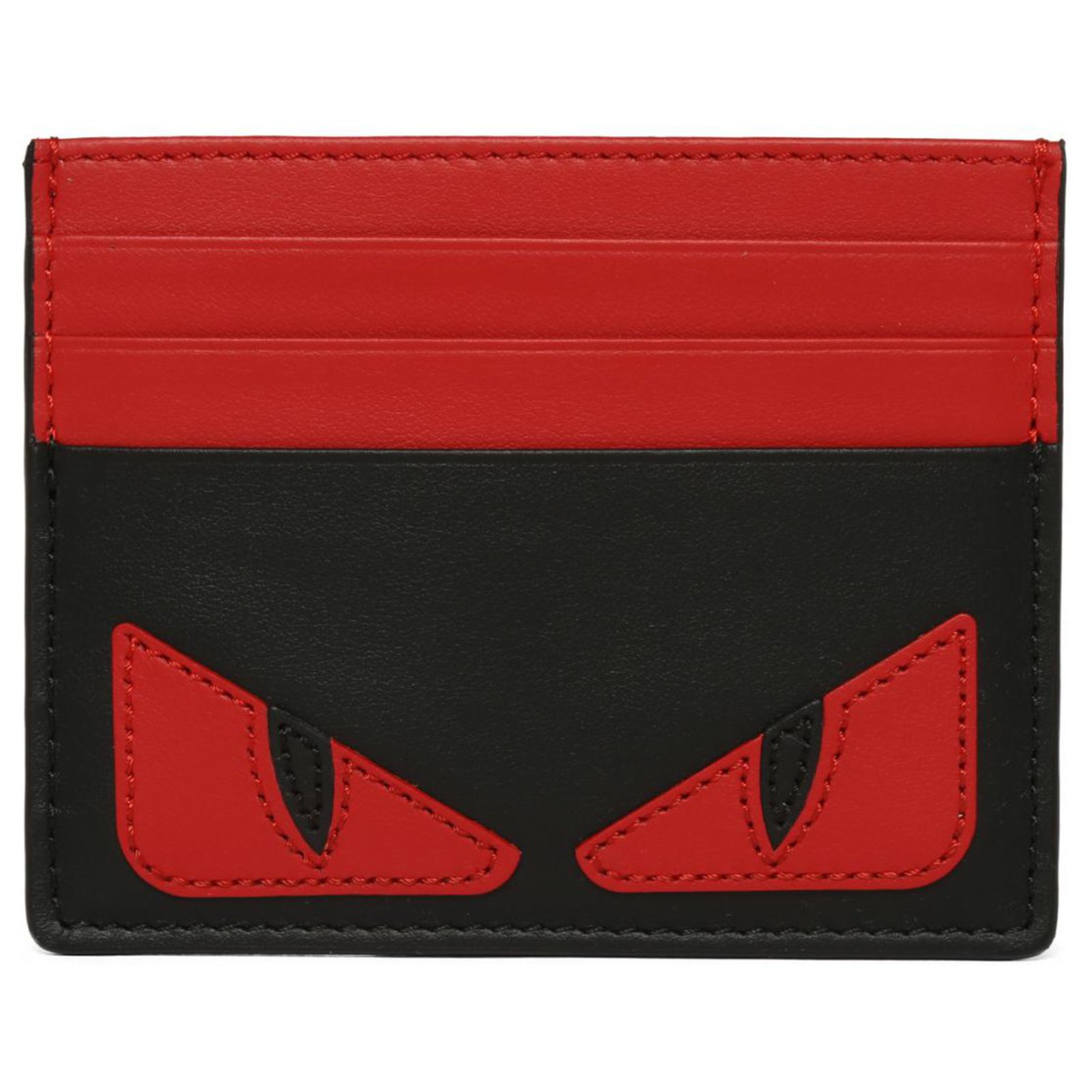 Fendi monster eyes card wallet Leather ref.138209 - Joli Closet
