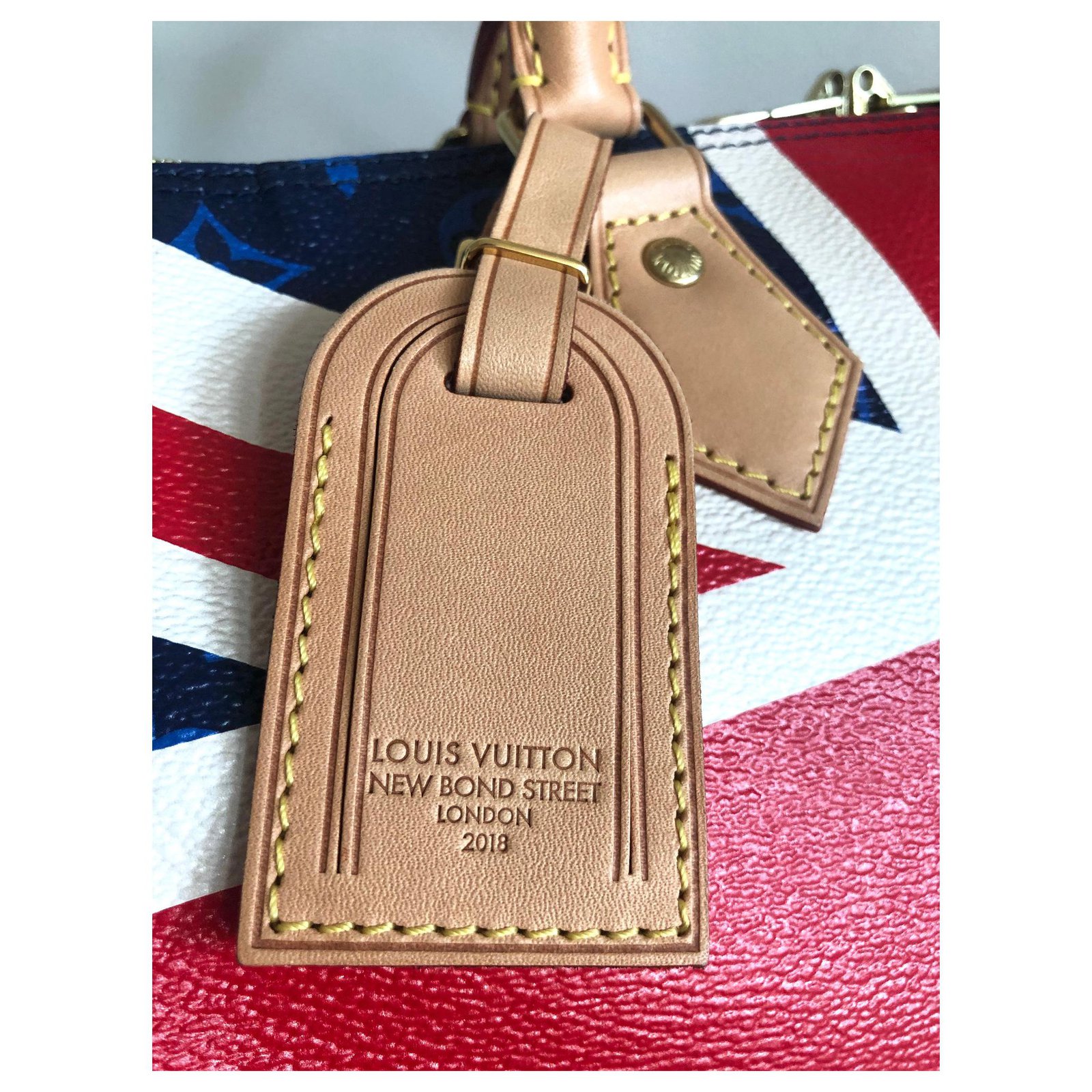 Speedy cloth handbag Louis Vuitton Pink in Cloth - 32287937