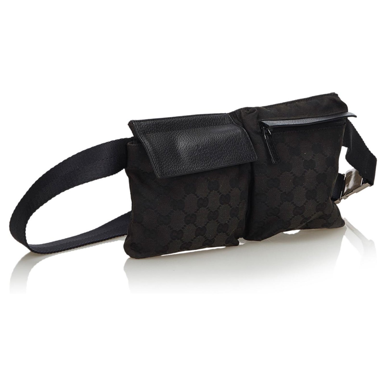 Cloth belt bag Gucci Black in Cloth - 27933350